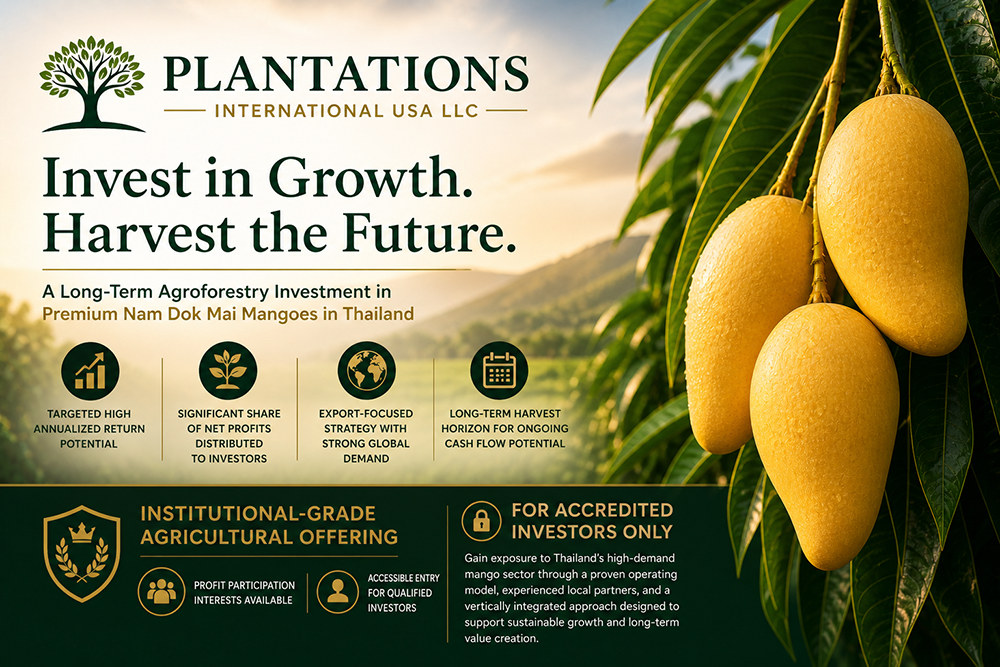 Plantations International investments